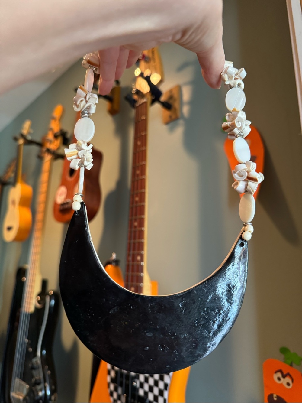 MOP Shell Inlay Necklace - Picture 15 of 16